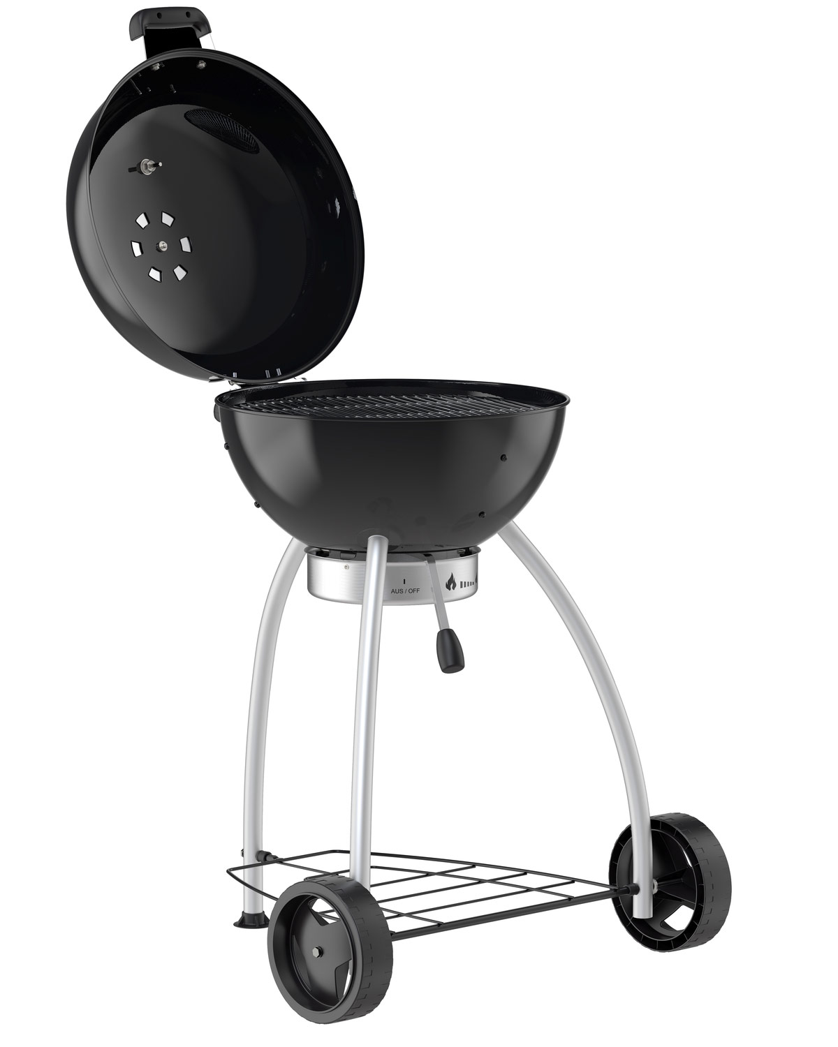 Barbecue charbon Rösle Belly F50 Cuve grille couvercle barbecue charbon Rösle Belly F50