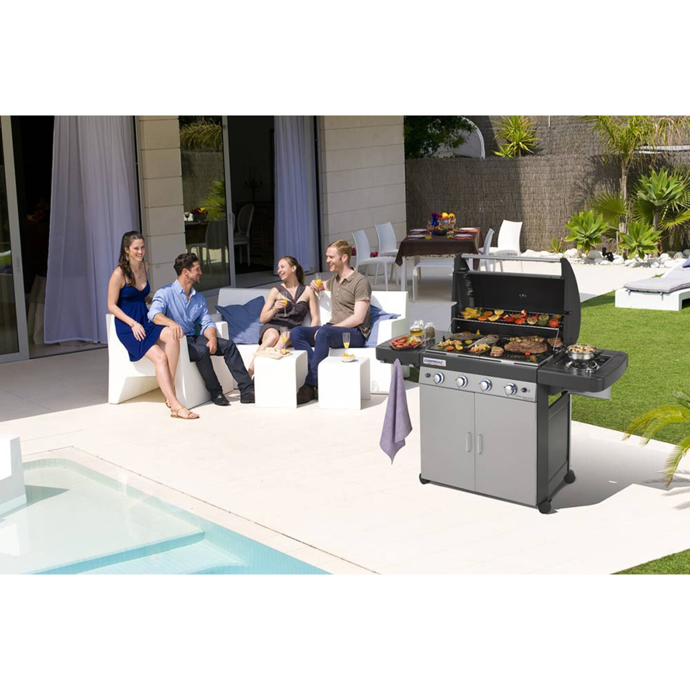 BARBECUE GAZ 4 SERIES CLASSIC WLD AVEC INSTACLEAN ET CULINARY