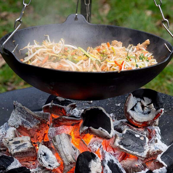 Poêle Wok pour votre Barbecue à Gaz