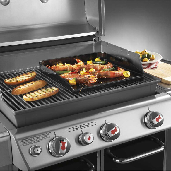 Plancha fonte d'acier pour gourmet BBQ system - Weber.