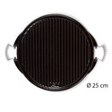 Plancha double face fonte émaillé ronde diam 25cm - Vaello Plancha double face fonte émaillé ronde diam 25cm - Vaello