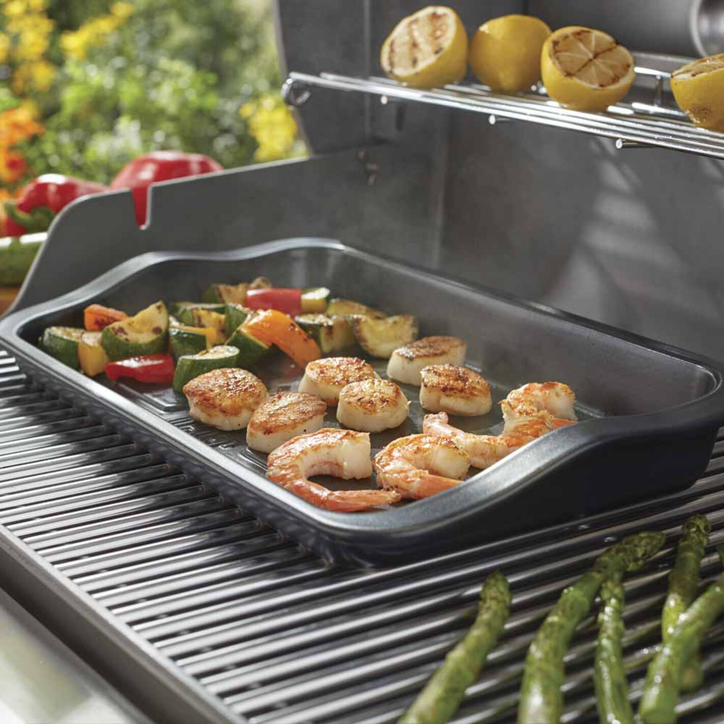 Plancha hauts rebords céramique Weber Grande plancha barbecue Weber Céramique