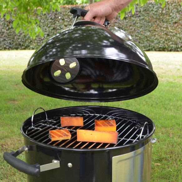 Fumoir Oskar small Barbecook - Fumoir à eau en acier