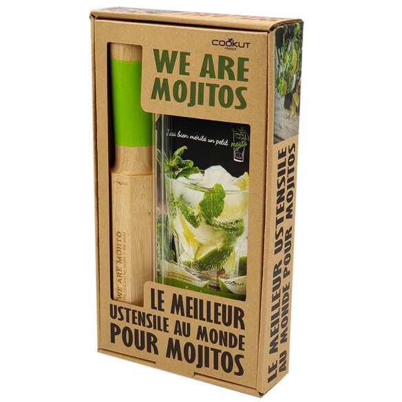 Coffret gâteau mojito + Stylo de glaçage noir - Coffret cuisine créative -  Creavea