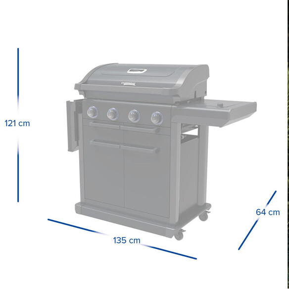 barbecue gaz Onyx Campingaz dimensions couvercle fermé barbecue gaz Onyx Campingaz dimensions couvercle fermé