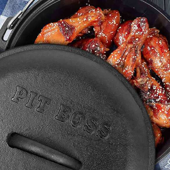 Pack 6 Accessoires de cuisson en Fonte Barbecue - PitBoss