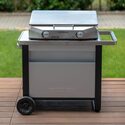 Chariot DELUXE Plancha 2 Brûleurs + Barbecue Attitude - Campingaz