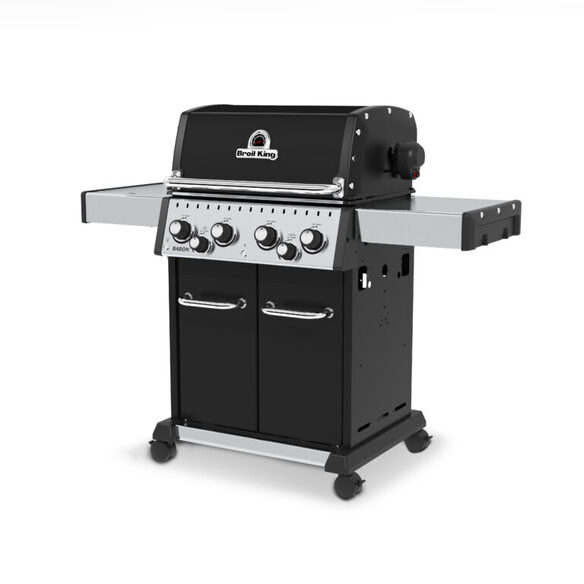 Barbecue Gaz Baron Noir 490 + Plancha