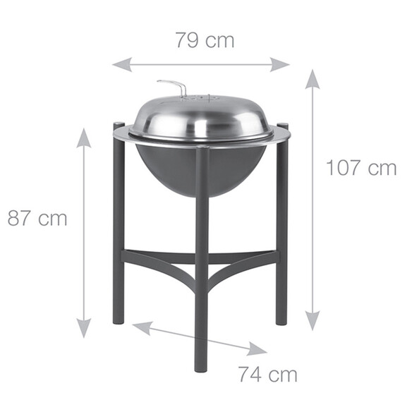 Dimensions Barbecue Charbon Dancook 1800 Dimensions Barbecue Charbon Dancook 1800