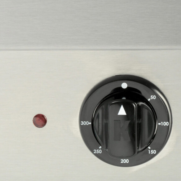 Thermostat réglable Plancha Electrique 64 cm Saveur