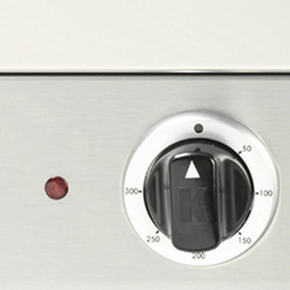 Thermostat réglable Plancha inox Design