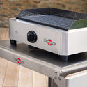 Barbecue Mythic Simple Inox Krampouz sur desserte