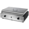 Capot fermé sur Barbecue Plancha Electrique Duo K Krampouz