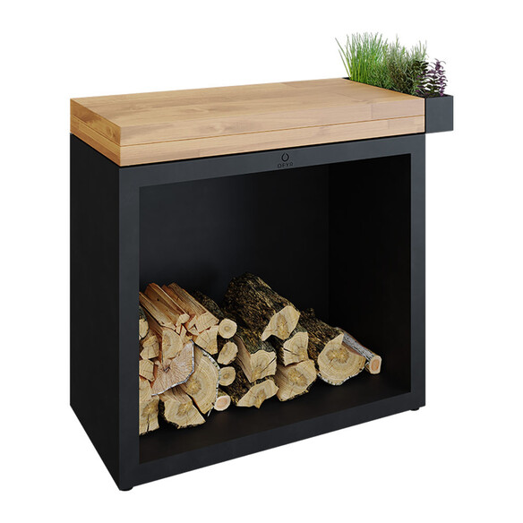 Butcher Block Ofyr - Billot Noir et Teck 90