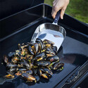 Manche antidérapant et anti chaleur Pelle à moules inox ENO