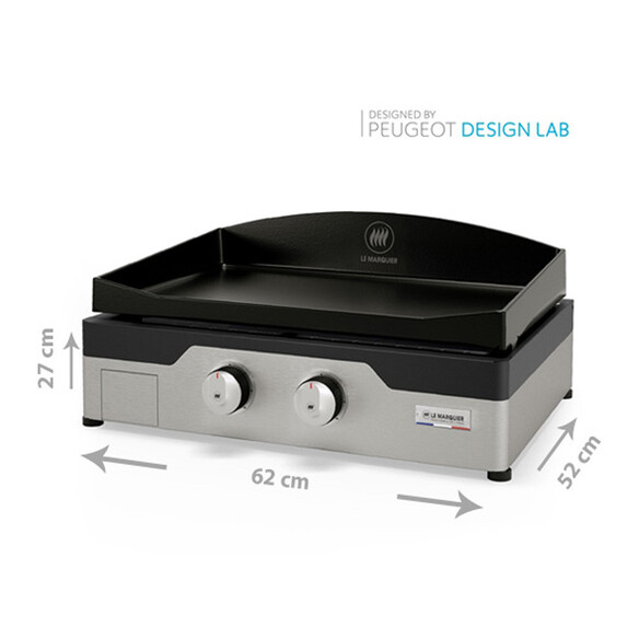 Dimensions Plancha Signature Allure 260 Duo Le Marquier