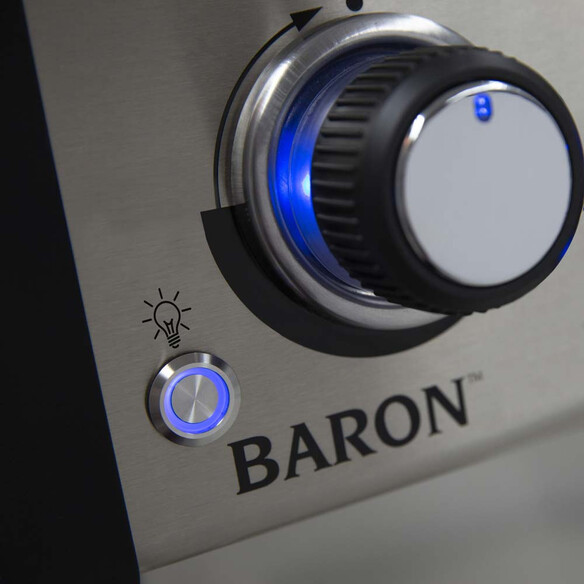 Barbecue Broil King Baron S 490 IR - bouton de contrôle lumineux
