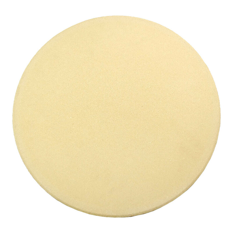Waykea 30,5 cm Round Cordiérite cuisson Pierre à pizza pour barbecue ou four Vaisselle 12 Round Stone jaune clair 