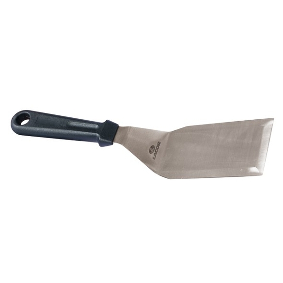 Spatule Plancha Courte en Inox Nordic Flame Poignée Bambou