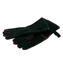 Paire Gants Barbecue Cuir Noir - Nordic Flame