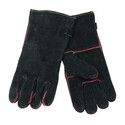 Paire Gants Barbecue Cuir Noir - Nordic Flame