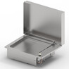 Plancha Oasi 55 inox lisse rainurée Planet