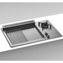 Plancha Planet encastrable Oasi 55 inox Lisse rainurée