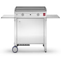 Chariot fermé inox pour Plancha Chef 55 Planet