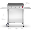 Caractéristiques Chariot fermé pour Plancha Chef 55 Planet Caractéristiques Chariot fermé pour Plancha Chef 55 Planet