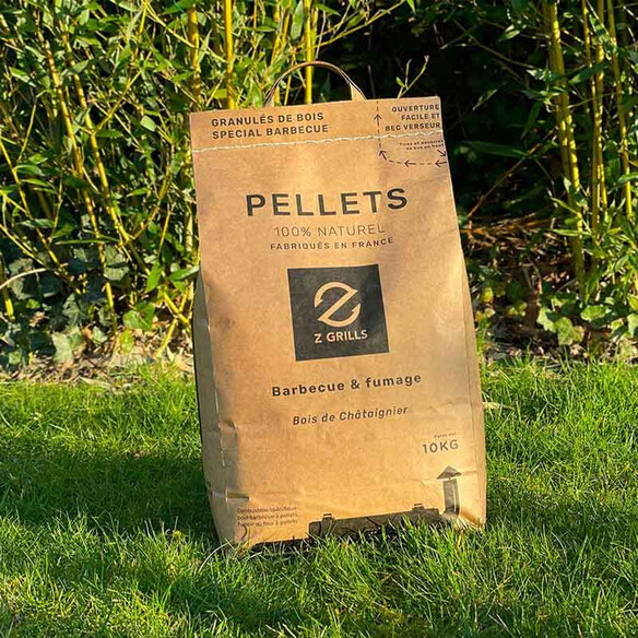 Pellets 10 kg Châtaignier - Z Grills Pellets 10 kg Châtaignier - Z Grills