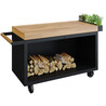 Table Noir PRO 135 Bois de Teck - Ofyr