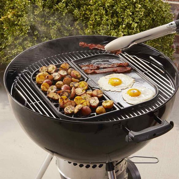 Barbecue Weber Compact Kettle 47 Cm + Support Accessoires + Brosse