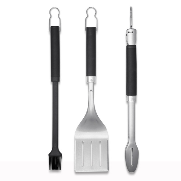 Set de 3 Ustensiles Weber Premium pour Barbecue