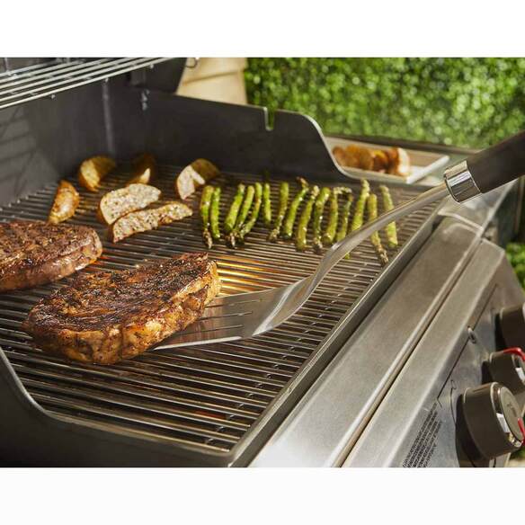 Spatule en acier inoxydable pour barbecue