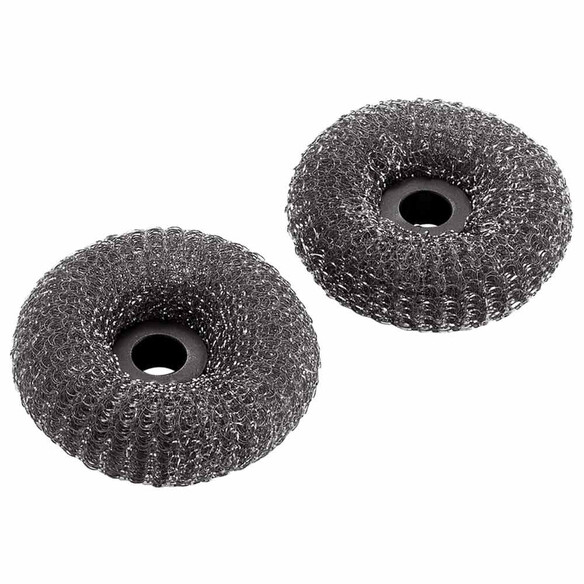 Brosse Double Pour Barbecue Barbecook - Poils Cuivre, Manche Bouleau FSC - 23cm