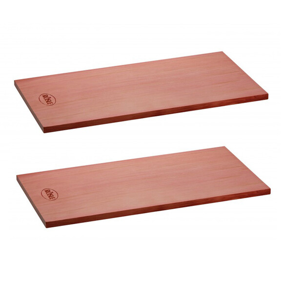 2 planches de fumage en cèdre pour cuisson au barbecue - Rosle