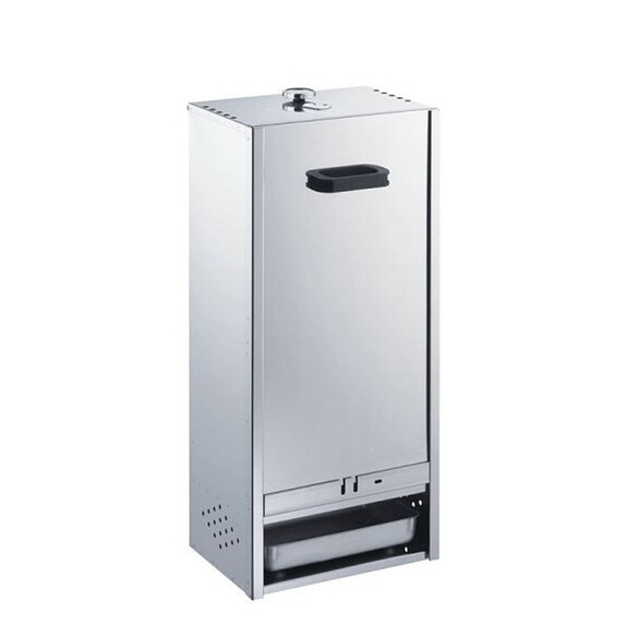 Fumoir à froid Inox Peetz avec Porte Coulissante 85 x 39 x 28 cm