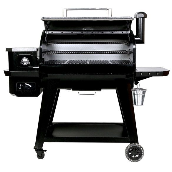 Barbecue Pellet Pro Series 1600 couvercle ouvert Barbecue Pellet Pro Series 1600 couvercle ouvert