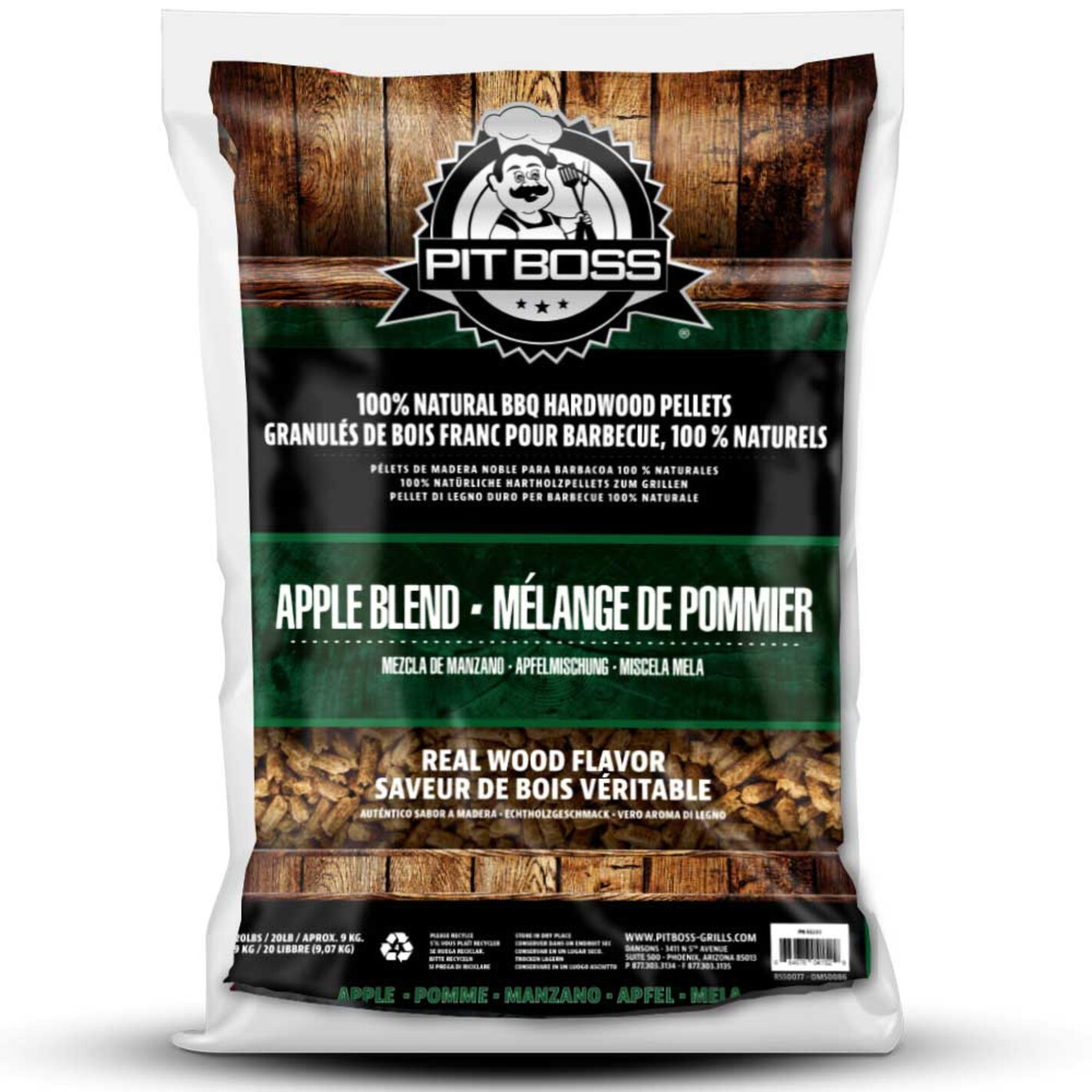 Pit Boss Pellets Saveur Whiskey 9 Kg – 100% Chêne Naturel, Granulés Barbecue Fumé Robuste Pour Viandes Rouges, Sans Additifs