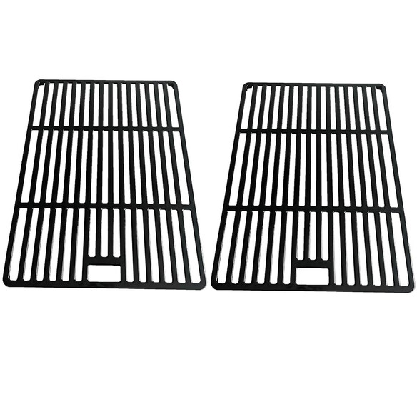 Deux grilles génériques 28,5 x 38 cm en fonte émaillée pour Barbecue Spirit 200 de Weber