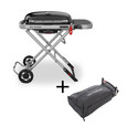 Pack Weber : Barbecue Gaz Traveler + Housse de protection