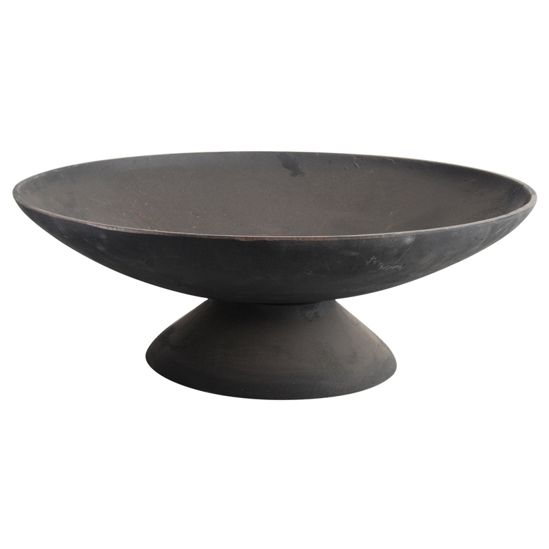 Brasero En Fonte 75 Cm Harbour Housewares Frazier – Grand Foyer Extérieur Pour Bois & Charbon, Chaleur Intense Jardin Patio