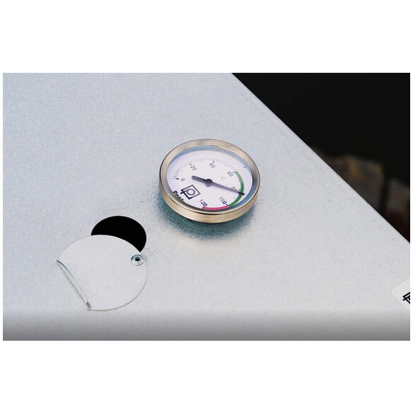 Thermomètre et clapet d'aération pour contrôler la température du fumage à chaud