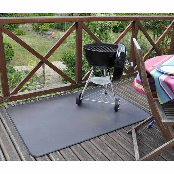 Tapis de protection sol pour barbecue Weber