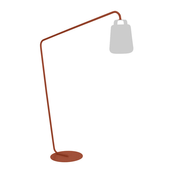 Pied déporté pour lampe Balad Ocre Rouge - Fermob Pied déporté pour lampe Balad Ocre Rouge - Fermob