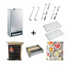 Pack fumoir inox porte charnières Peetz