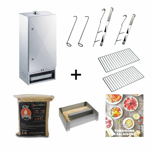 Pack fumoir Inox Peetz - 85 cm