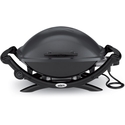 Barbecue électrique Weber Q2400 vue de face Barbecue électrique Weber Q2400 vue de face