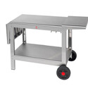 Chariot inox Plein Air Krampouz 1 tablette dépliée Chariot inox Plein Air Krampouz 1 tablette dépliée
