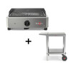 Pack barbecue électrique Mythic simple + Chariot Plein Air compact Krampouz
